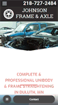 Mobile Screenshot of johnsonframeandaxle.com